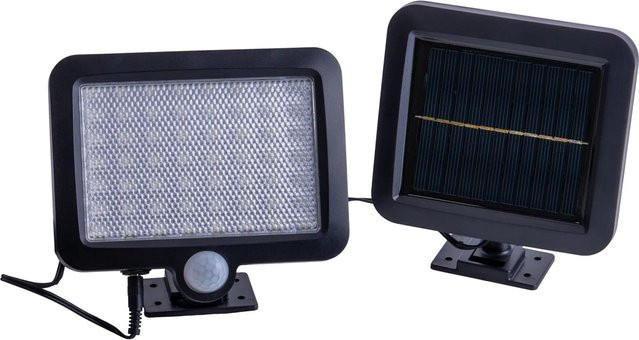 Näve Solar-LED-Außenwandleuchte Pepe Schwarz B/H/T: 13 x 15 x 5,5 cm - Bild 1