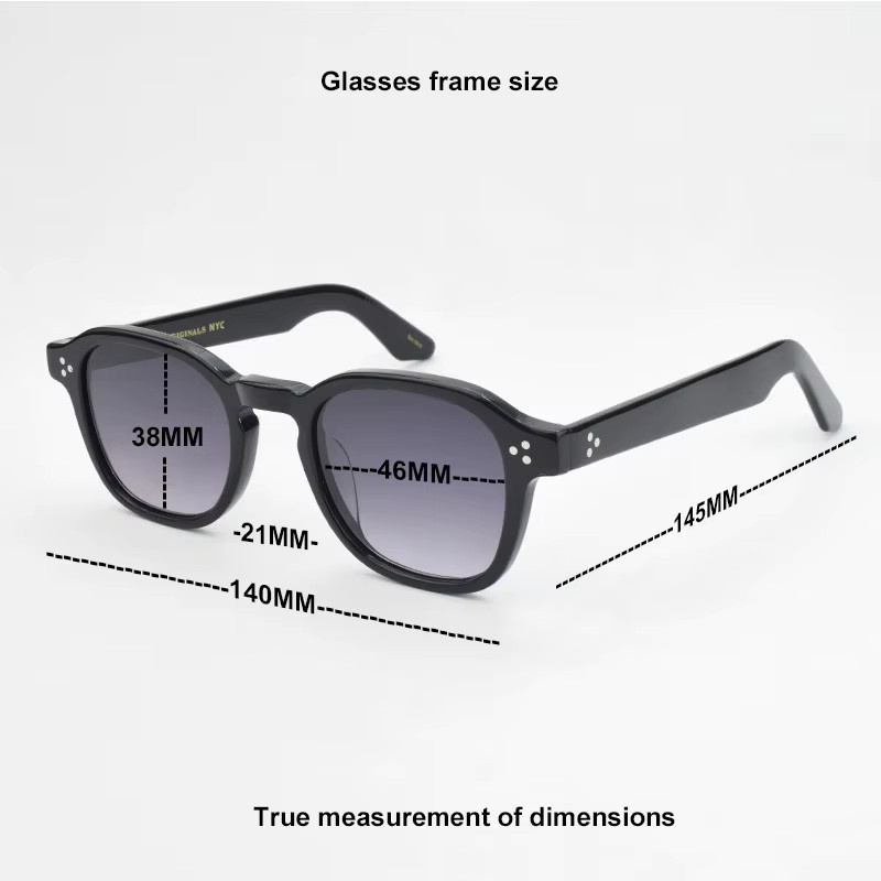 ROGBAE Sonnenbrille, Unisex, Vollrand, Acetat, Schwarz - Bild 4