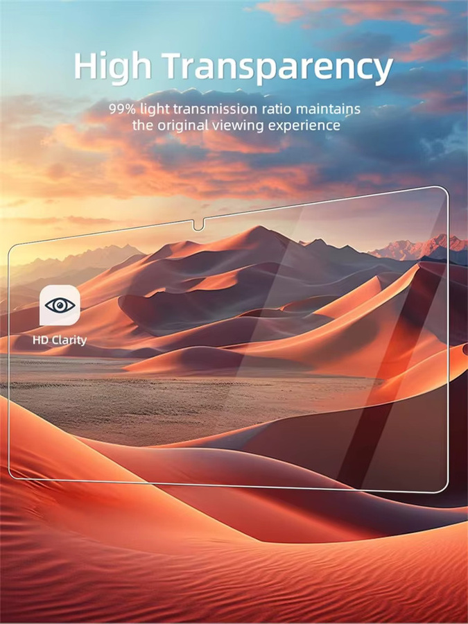 2 Stück Xiaomi Redmi Pad 2 11 Zoll Displayschutzfolie aus 9H gehärtetem Glas, transparent und kratzfest - Bild 5