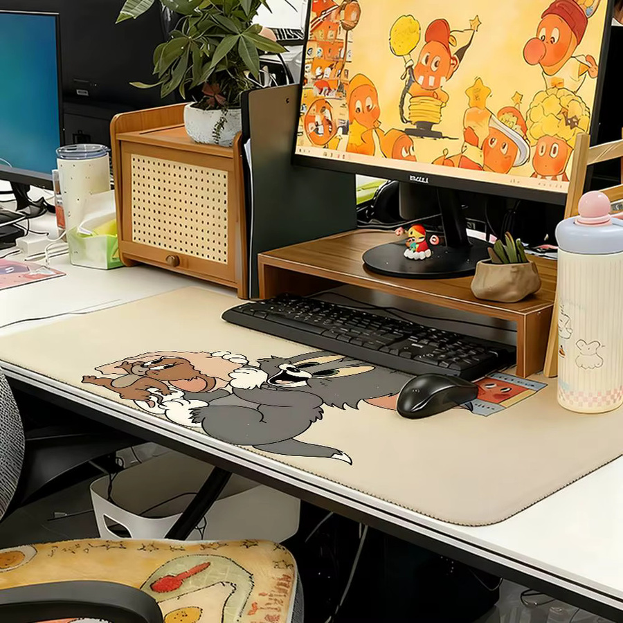 Bilibili T-Tom und J-Jerry Mauspad Sakura Anime Gaming-Schreibtischunterlage Multicolor - Bild 3