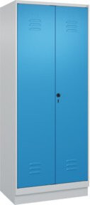 C+P Wäsche-Spind Classic PLUS mit Sockel und 2 Abteilen, Sicherheits-Drehriegel, B/T/H: 80 x 50 x 195 cm - Bild 1