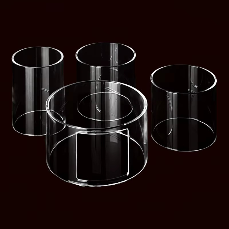 YOHOYAMA Borosilikat-Zylinderglasrohr, transparent, Außendurchmesser: 160 mm, Innendurchmesser: 150 mm, Dicke: 5 mm - Bild 2