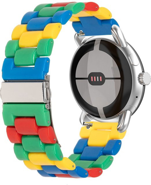 DAINU Uhrenarmband Acryl, Bunt, Unisex, für Google Pixel Watch 1/2/3 41 mm - Bild 1
