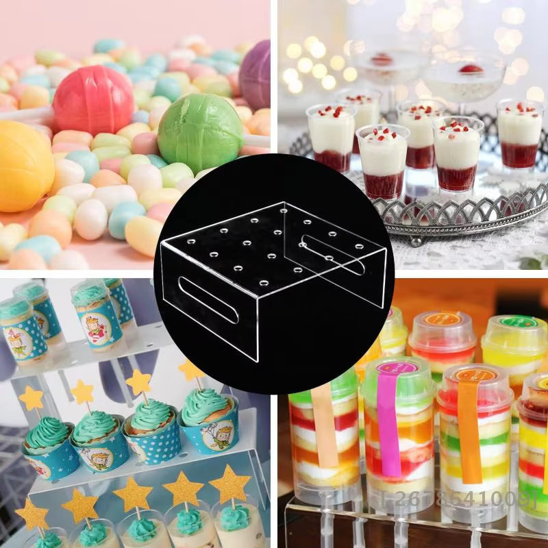 DaugY 33 Organizer aus transparentem Acryl für Cake-Pops und Lollipops - Bild 4