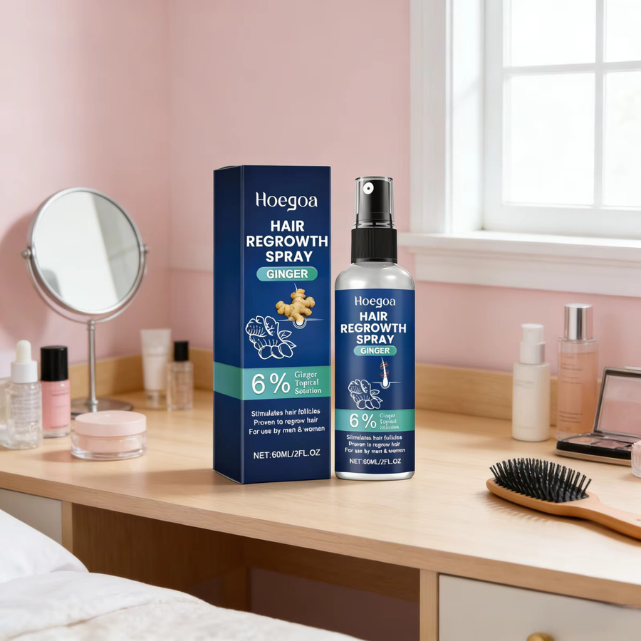 Hoegoa Haarwuchs-Spray, 60 ml, Damen, für strapaziertes Haar - Bild 6