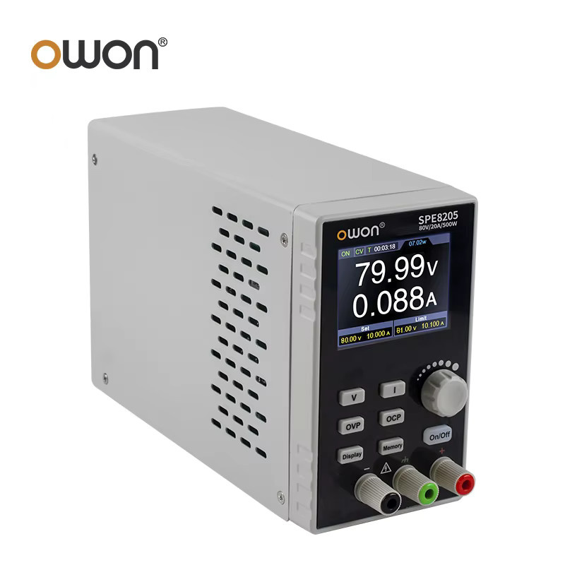 OWON SPE8205 SPE8105 Programmierbares Gleichstromnetzteil mit Wellenformbearbeitung, 500 W, 80 V, 10/20 A, tragbares Labornetzteil - Bild 2