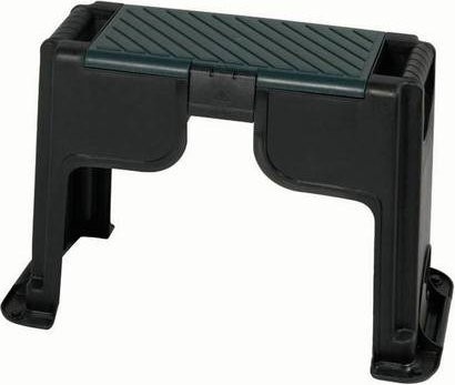 Siena Garden Kniebank aus Kunststoff mit Staufach in Schwarz/Grün - Bild 1