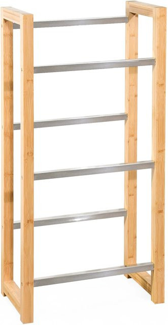 Karat homeliving Bambus-Flaschenkastenständer Flash Lagerregal aus Bambus B/T/H: 112 x 56 x 32 cm - Bild 1