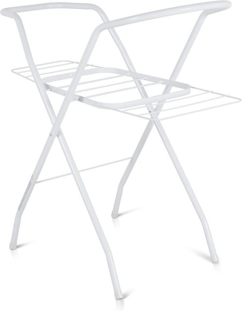 Cangaroo 2 in 1 Aqua Babybadewannenständer und Wäschetrockner aus Metall, klappbar, weiß - Bild 1