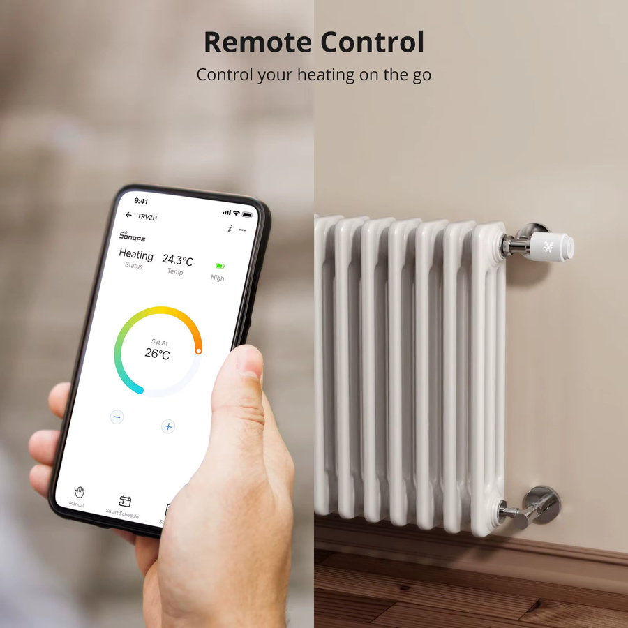 SONOFF TRVZB Zigbee Heizkörperthermostat in Weiß mit App-Steuerung und Smart Home Integration - Bild 2