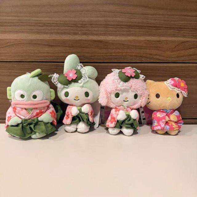 Sanrio Hello Kitty My Melody Plüschpuppe Schlüsselanhänger, 10cm - Bild 1