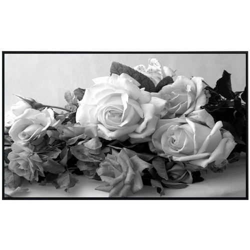 papermoon EcoHeat Infrarotheizung Blumen Schwarz Weiss Matt-Effekt mit App-Steuerung und Überhitzungsschutz - Bild 2