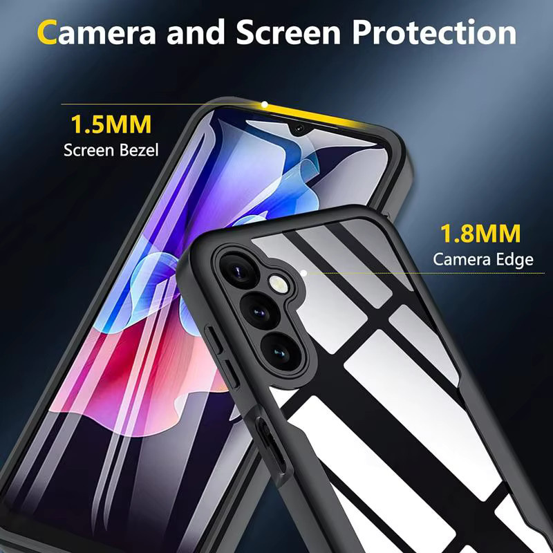 Transparente 360-Grad-Ganzkörper-Displayschutzfolie und stoßfeste Handyhülle für Samsung Galaxy A54 A34 A14 A13 A24 A23 A73 A53 A33 - Bild 3