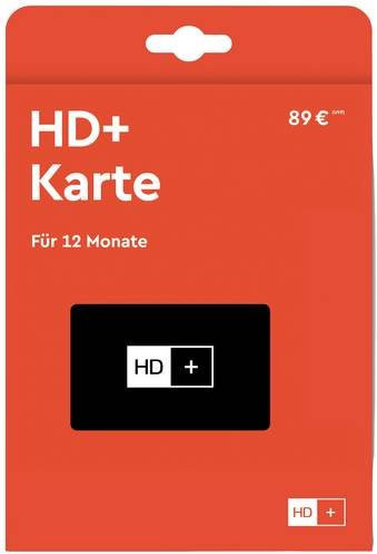 HD PLUS HD+ Karte für Sat-TV inklusive 12 Monate Sender-Paket mit 25 HD-Sendern - Bild 1