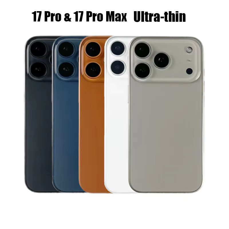 Ultradünne unsichtbare PP-Schutzhülle für Apple iPhone 17 Pro und iPhone 17 Pro Max in Transparent oder Orange - Bild 3