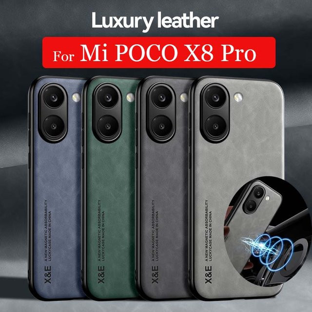 Stoßfeste Schutzhülle für Mi Poco X8 Pro und X8 Pro Max mit magnetischer Autohalterung in Blau von CYYWN - Bild 1