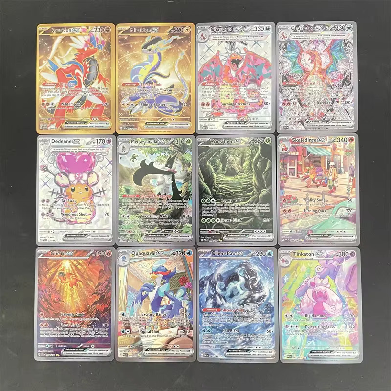 Bandai Pokémon-Sammelkarte, 100 Stück, englisch, holografisch, Arceus, Glurak, Pikachu - Bild 1