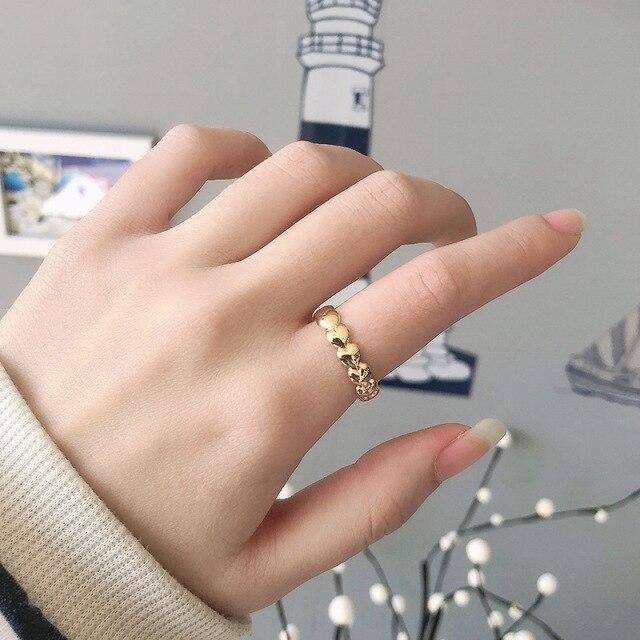 Allbestart Ringe 925 Silber, Gold, Herz, Damen - Bild 1