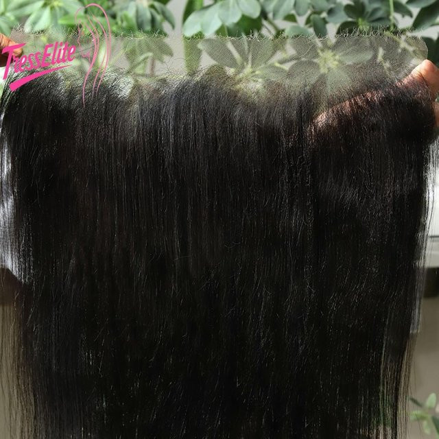 GloTress Lace Frontal und Closure Set, 13x6 und 4x4, brasilianisches Virgin Remy Echthaar, 8-22'' - Bild 1