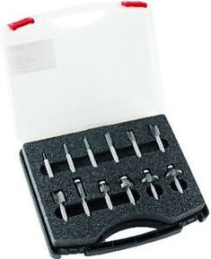 GUHDO HW-Handoberfräsersatz 12-teilig in Schwarz - Bild 1