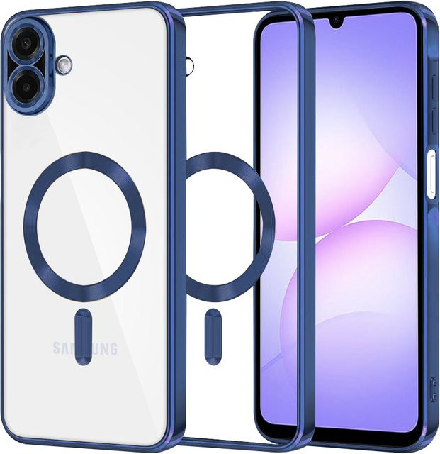 Techsuit Luxury Crystal MagSafe-Hülle für Samsung Galaxy A07 4G A075 in Dunkelblau - Bild 1