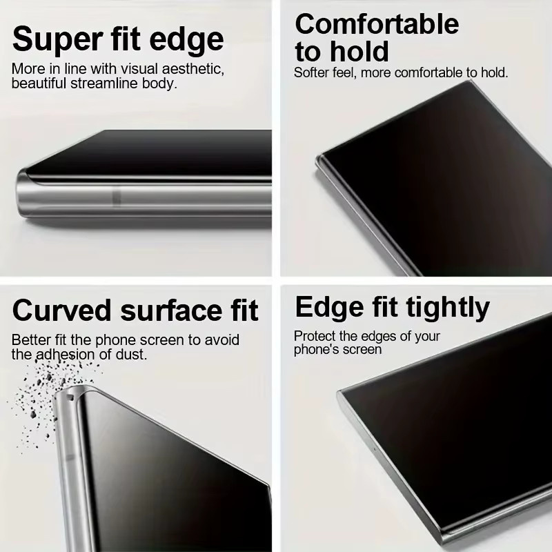 3er-Pack HD-Displayschutzfolie aus gehärtetem Glas für Samsung Galaxy S25 S24 Ultra S24 S25 Plus S23 S22 S21 Plus FE, transparent - Bild 2