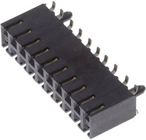 Molex Stiftleiste Standard 20-polig Schwarz mit 2,54 mm Rastermaß 15453620 - Bild 1