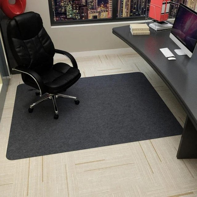 Karpetti Teppich für Büro-Drehstühle und Gaming-Matte, grau, B/T: 120 x 80 cm - Bild 1