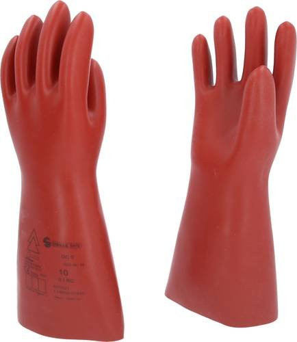 KS Tools Elektriker-Schutzhandschuh mit mechanischem Schutz, Klasse 0, Farbe: Rot, Größe: 10 - Bild 1