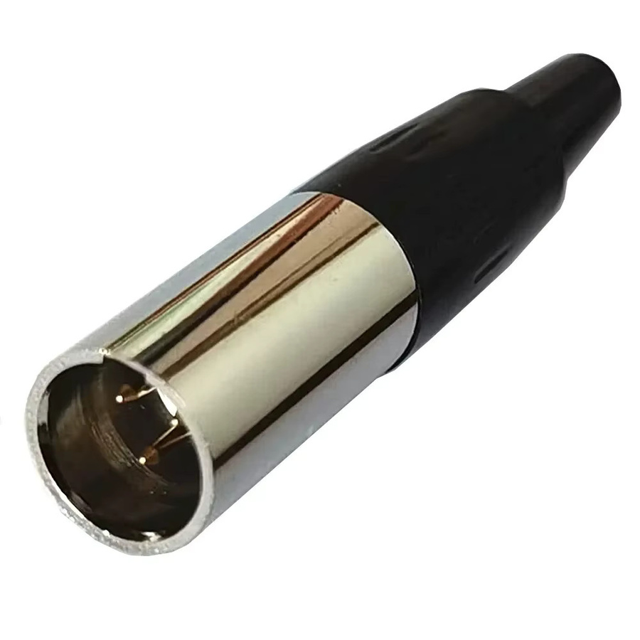 BSN Mini-XLR-Adapter 3-polig mit Stecker und Buchse für Audio-Mikrofone zur Chassismontage - Bild 4