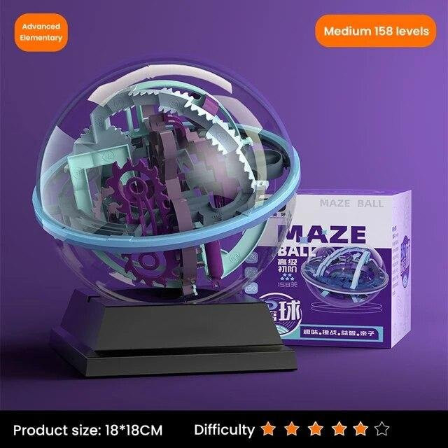 Cool Studio 3D-Puzzle-Ball-Labyrinth-Spielzeug 158 level 6-12J - Bild 1