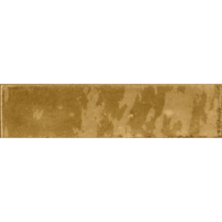 Wandfliese Lotis United Tile und Mosaic aus Steingut in Oker Beige Gelb, glasiert und glänzend, B: 6 cm, H: 24 cm - Bild 2
