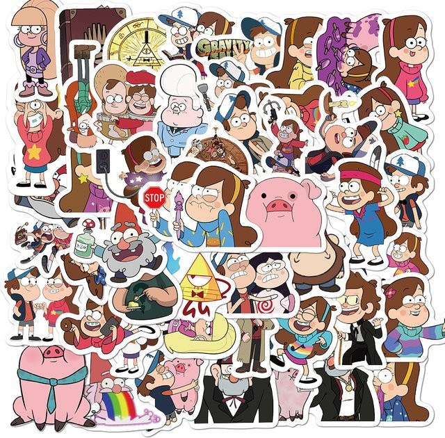 Disney Gravity Falls Aufkleber, Cartoon-Sticker, Bunt / Mehrfarbig - Bild 1