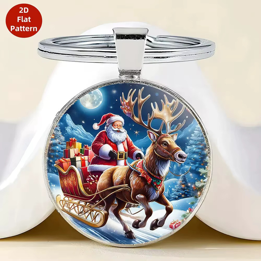 diffone Schlüsselanhänger, Metall, Glas, Unisex - Bild 3