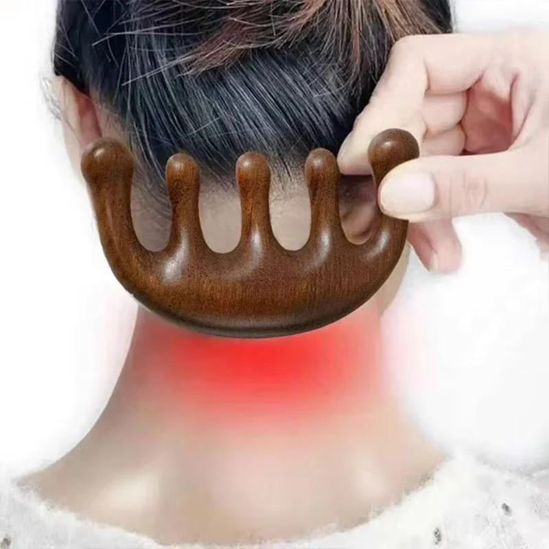 RUZOFO Massage Kamm aus Sandelholz, Unisex, für Kopfhaut und Körper - Bild 3
