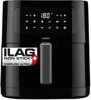 Medion Heißluftfritteuse Life MD 11740 E40 XL in Schwarz - Bild 1