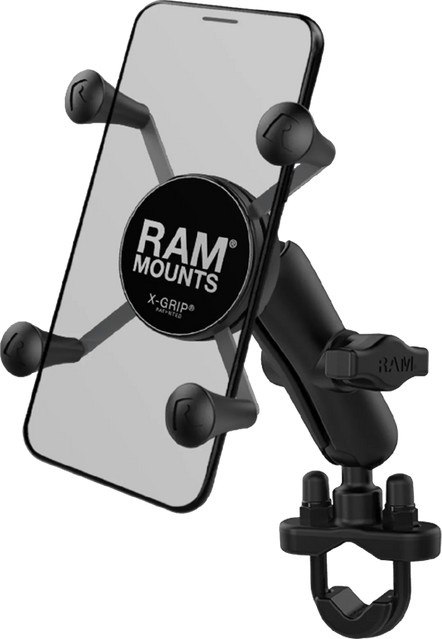 RAM Mounts U-Bolt Handyhalterung für Motorrad Lenker in Schwarz - Bild 1