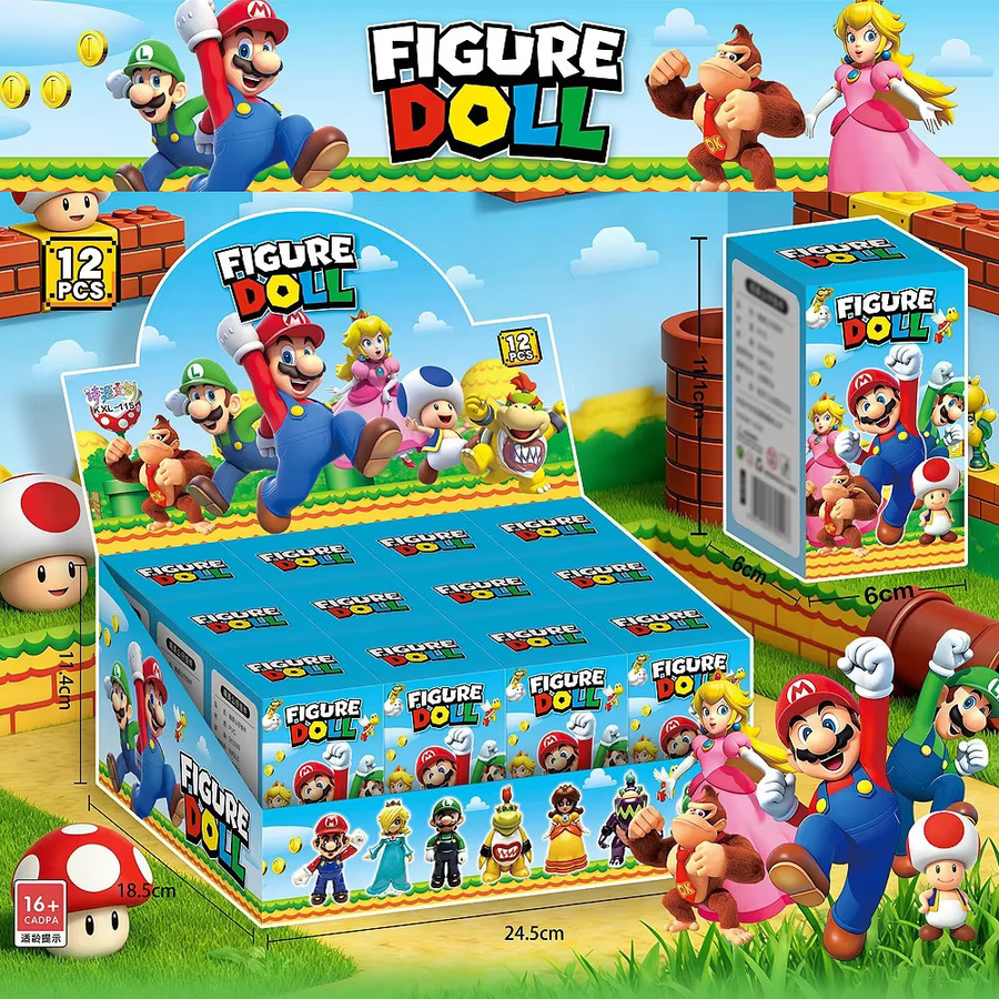 Bandai Super Mario Mario-Figur, Einzelfigur, Bunt / Mehrfarbig - Bild 2