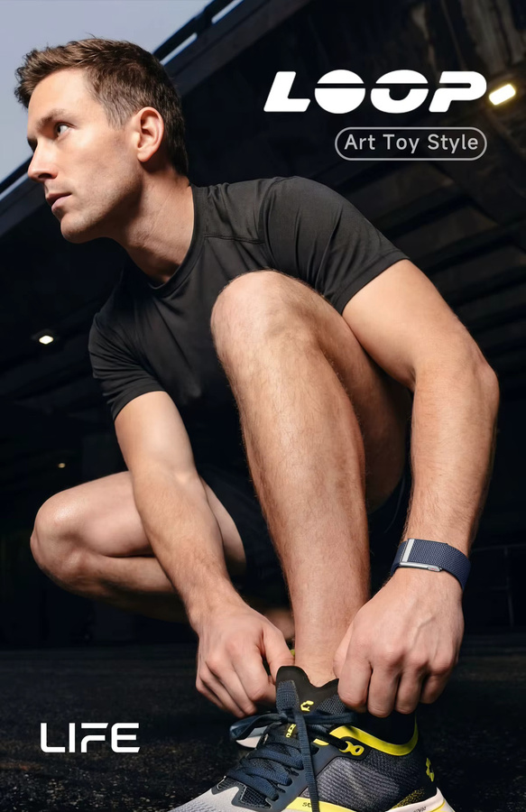 VWAR Loop Life Fitness Tracker Smartwatch mit EKG, PPG, SpO2, Herzfrequenz- und Blutdruckmessung sowie Schrittzähler - Bild 2