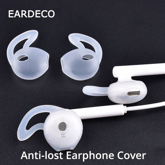 EARDECO Silikon-Ohrstöpsel Schutzhüllen für Kopfhörer in Transparent, 1 Paar - Bild 1