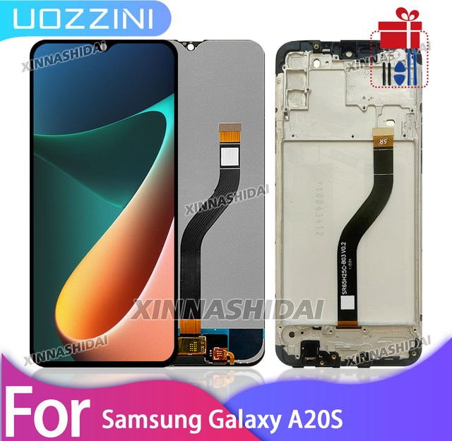 Samsung Galaxy A20s LCD Display mit Touchscreen Digitizer Ersatz in Schwarz für SM-A207F - Bild 1