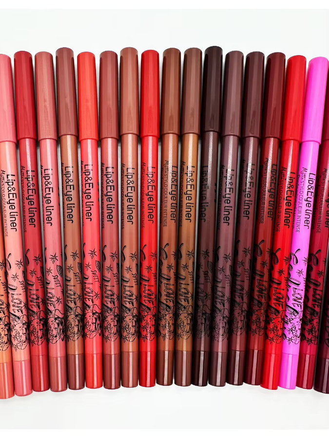 Mattierter Lipliner, 20 Farben, Damen - Bild 6