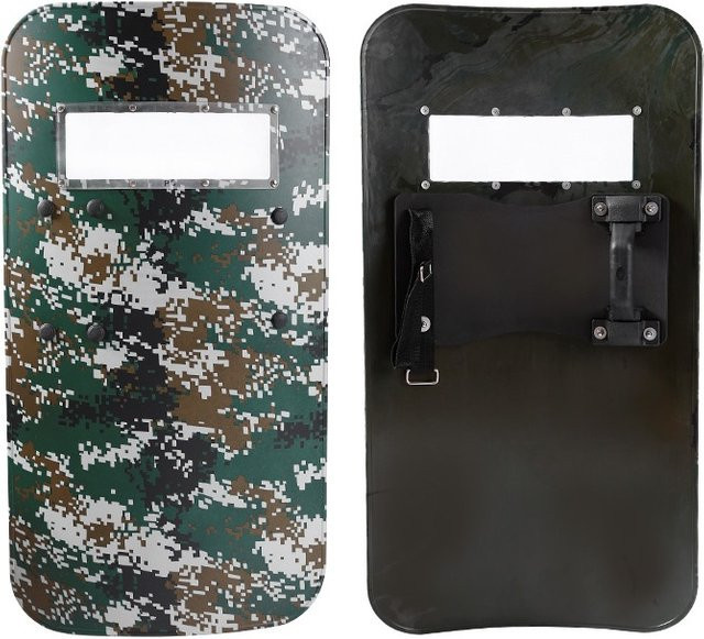 Camo ABS Riot Shield Schutzschild in Multicolour, B/H: 90 x 50 cm, Dicke: 4 mm - Bild 1