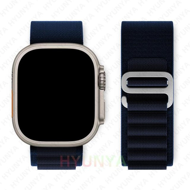 MY-CASE Uhrenarmband Textil/NATO, Edelstahl, Schwarz, Unisex - Bild 1