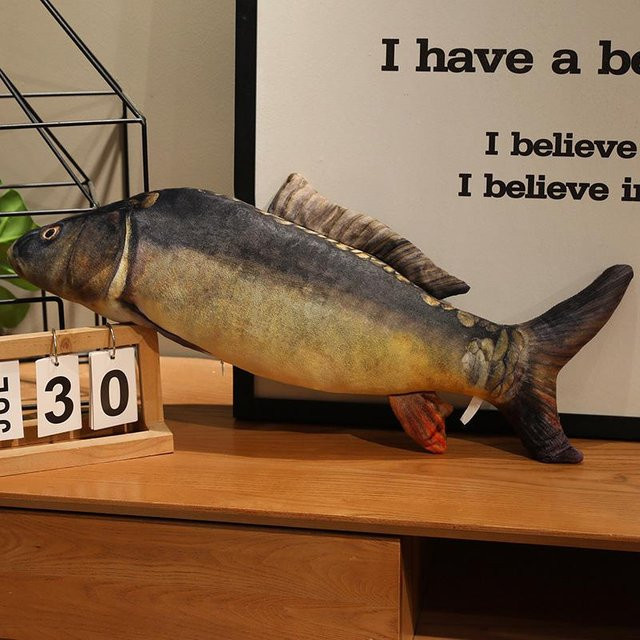 MARKET-2 Lustige Fisch Plüschtiere, Riesiges Kuscheltier, ab 3 Jahre - Bild 1