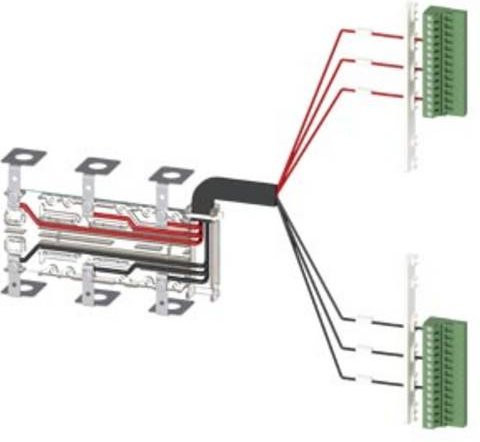 Siemens Hilfsleiteranschluss 3polig 3KC98222 in Multicolour - Bild 1
