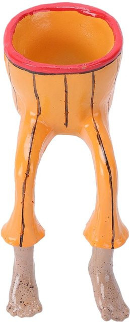 Kreativer Blumentopf mit Halbkörper-Design von Fishine in Multicolour aus Harz - Bild 1