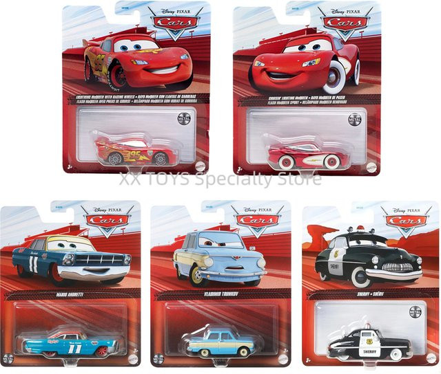 Hot Toys Disney Cars Rusteze Lightning McQueen, Charakterfahrzeuge, Metall, Maßstab 1:55, ab 3 Jahren - Bild 1