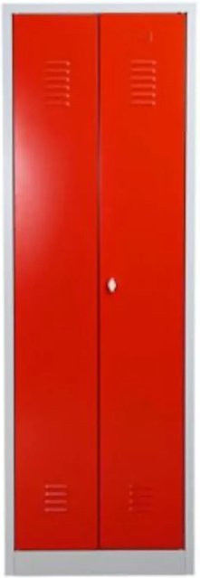 Proregal Metallspind Flamingo mit Vorhängeschloss, Farbe Grau-Rot, H x B x T: 180 x 60 x 50 cm - Bild 1