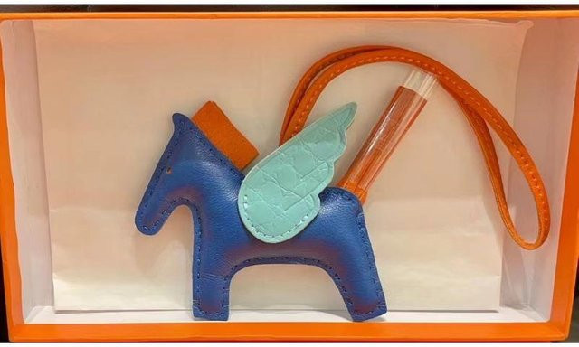 JMG Bags Pegasus Anhänger, Leder, Blue, Unisex - Bild 1